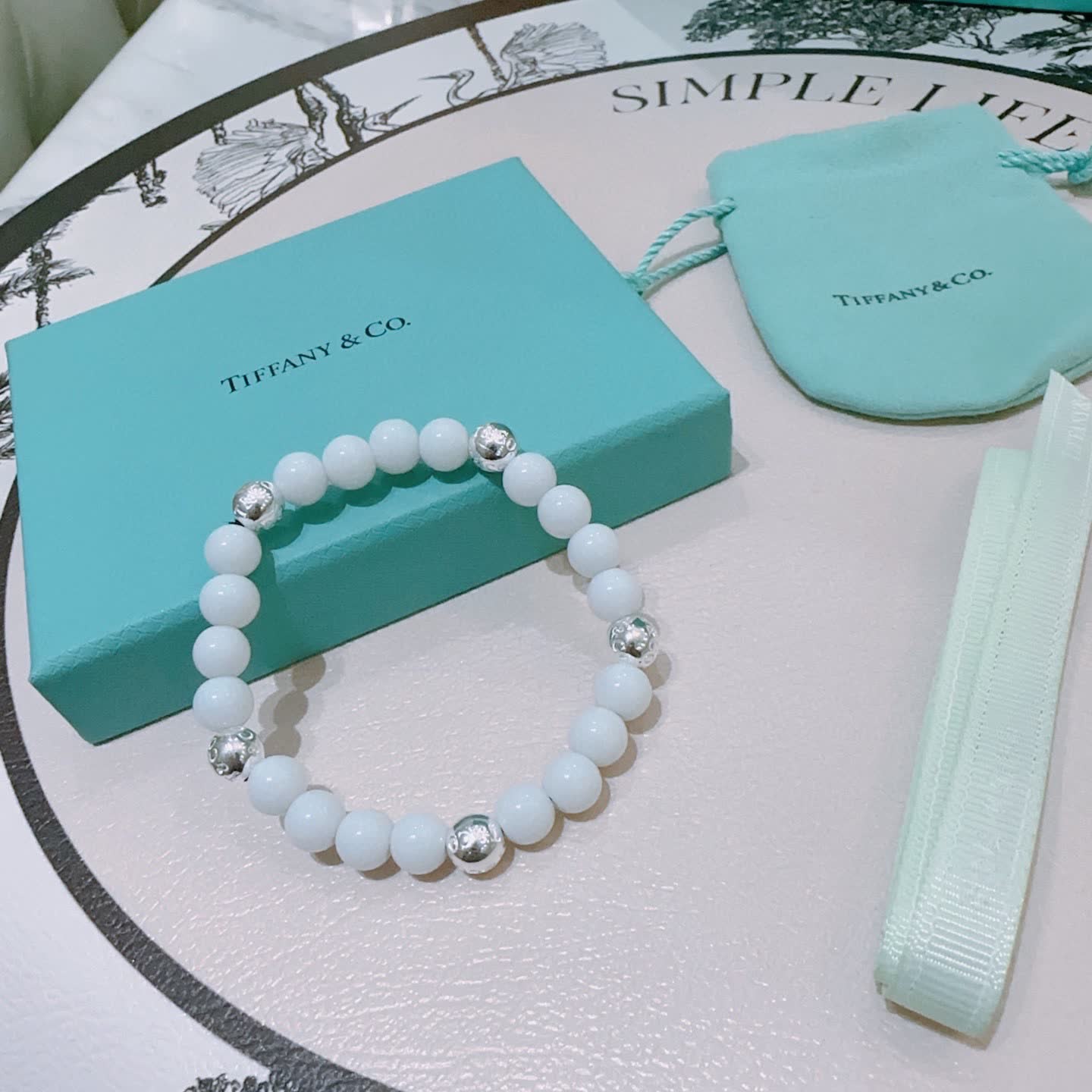 Tiffany & Co. Blue Bead Bracelet